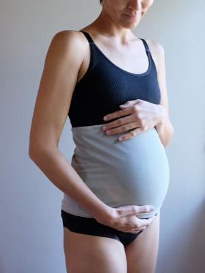 妊婦帯・腹帯・産前ガードル|【5G対応 電磁波カット】妊婦帯 ジョリードール・エンブラス|グレー