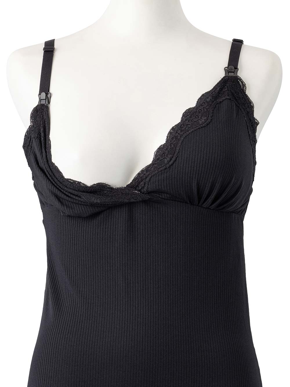 マタニティ 授乳 キャミソール|カップ付き授乳キャミソール【出産後も長く使える】