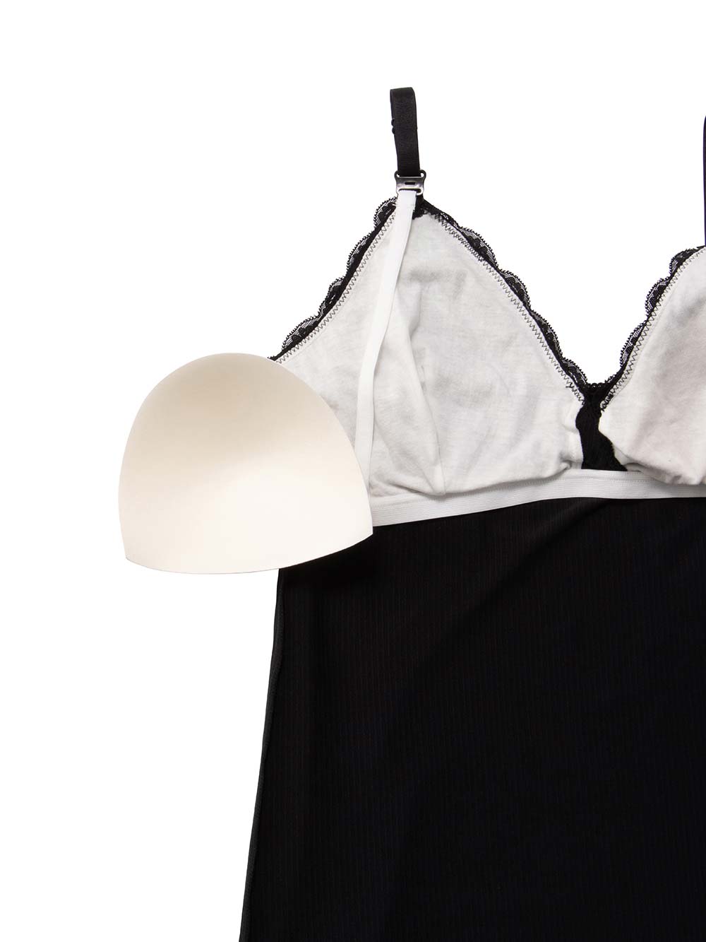 マタニティ 授乳 キャミソール|カップ付き授乳キャミソール【出産後も長く使える】