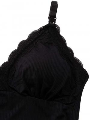 マタニティ 授乳 キャミソール|カップ付き授乳キャミソール【出産後も長く使える】