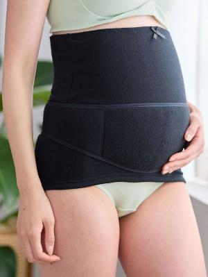 妊婦帯・腹帯・産前ガードル|犬印本舗 あったかはじめて妊婦帯|ブラック