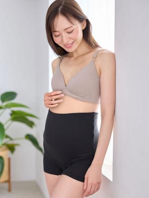 妊婦帯・腹帯・産前ガードル|犬印本舗 あったからくばきパンツ妊婦帯|ブラック