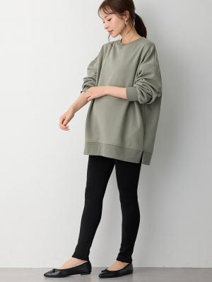 マタニティレッグウェア|犬印本舗　毛布みたいにあたたかいレギンス【出産後も長く使える】|ブラック