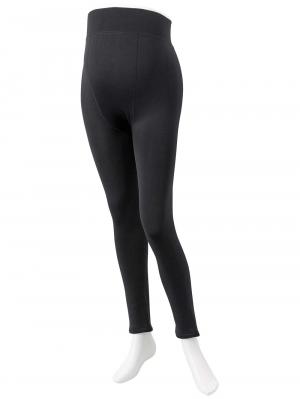 マタニティレッグウェア|犬印本舗　毛布みたいにあたたかいレギンス【出産後も長く使える】|ブラック