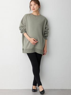 マタニティレッグウェア|犬印本舗　毛布みたいにあたたかいレギンス【出産後も長く使える】|ブラック