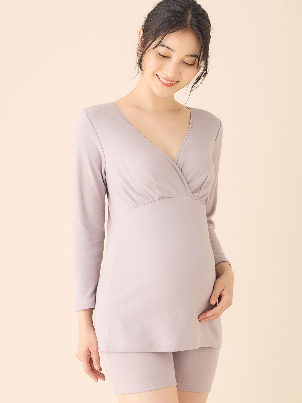 Rosemadame（ローズマダム） 綿混裏微起毛スムース授乳インナー【出産後も長く使える】