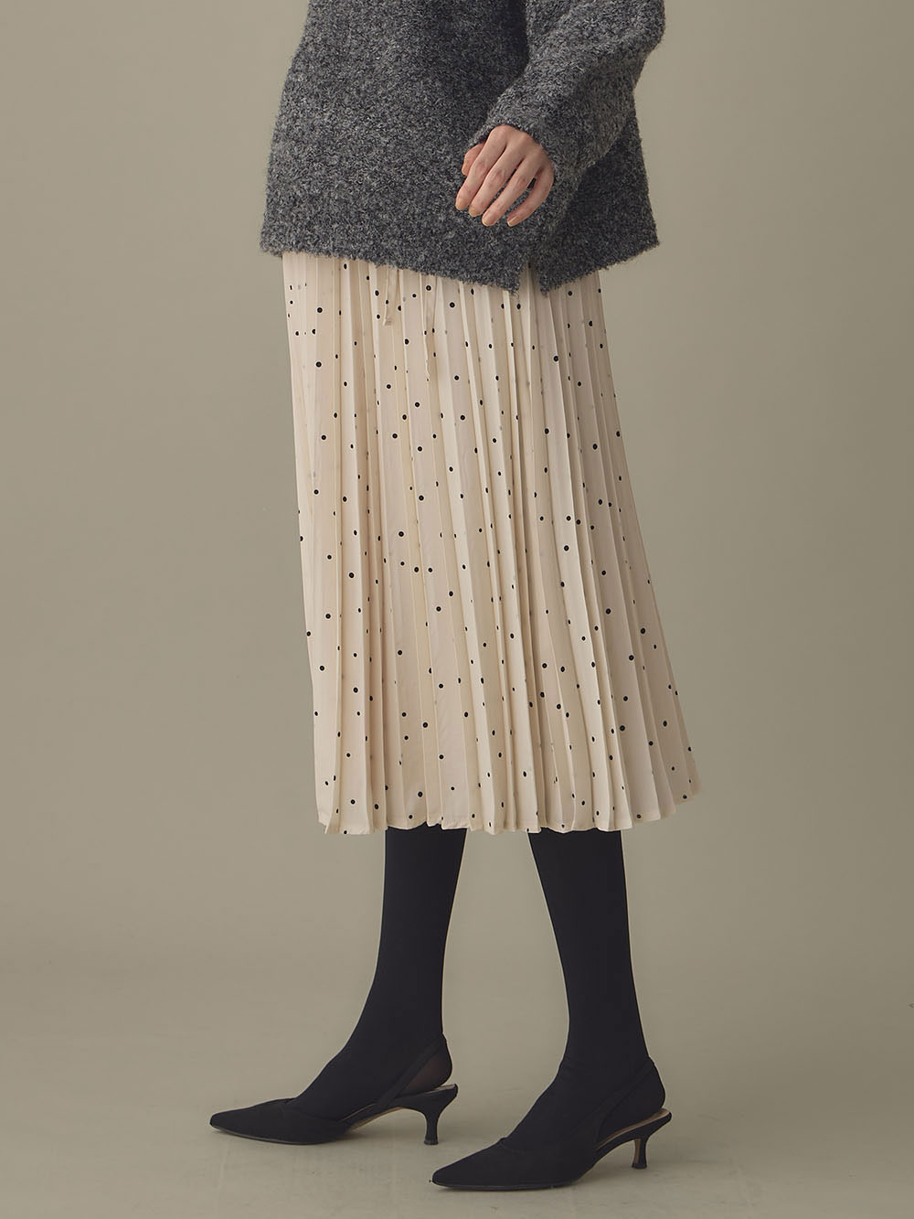 マタニティレッグウェア|2枚組【80D】マタニティサポートタイツ【出産後も長く使える】|ブラック