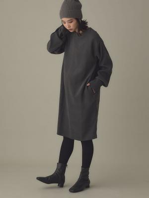 マタニティレッグウェア|【160D】あったか裏起毛タイツ【出産後も長く使える】|ブラック