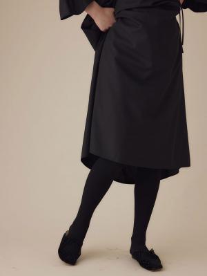 マタニティレッグウェア|【160D】あったか裏起毛タイツ【出産後も長く使える】|ブラック