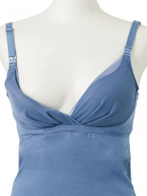 マタニティ 授乳 キャミソール|助産院監修　ママとつくったふんわり授乳ブラキャミ 【垂れ防止】フィットグミ入り【出産後も長く使える】