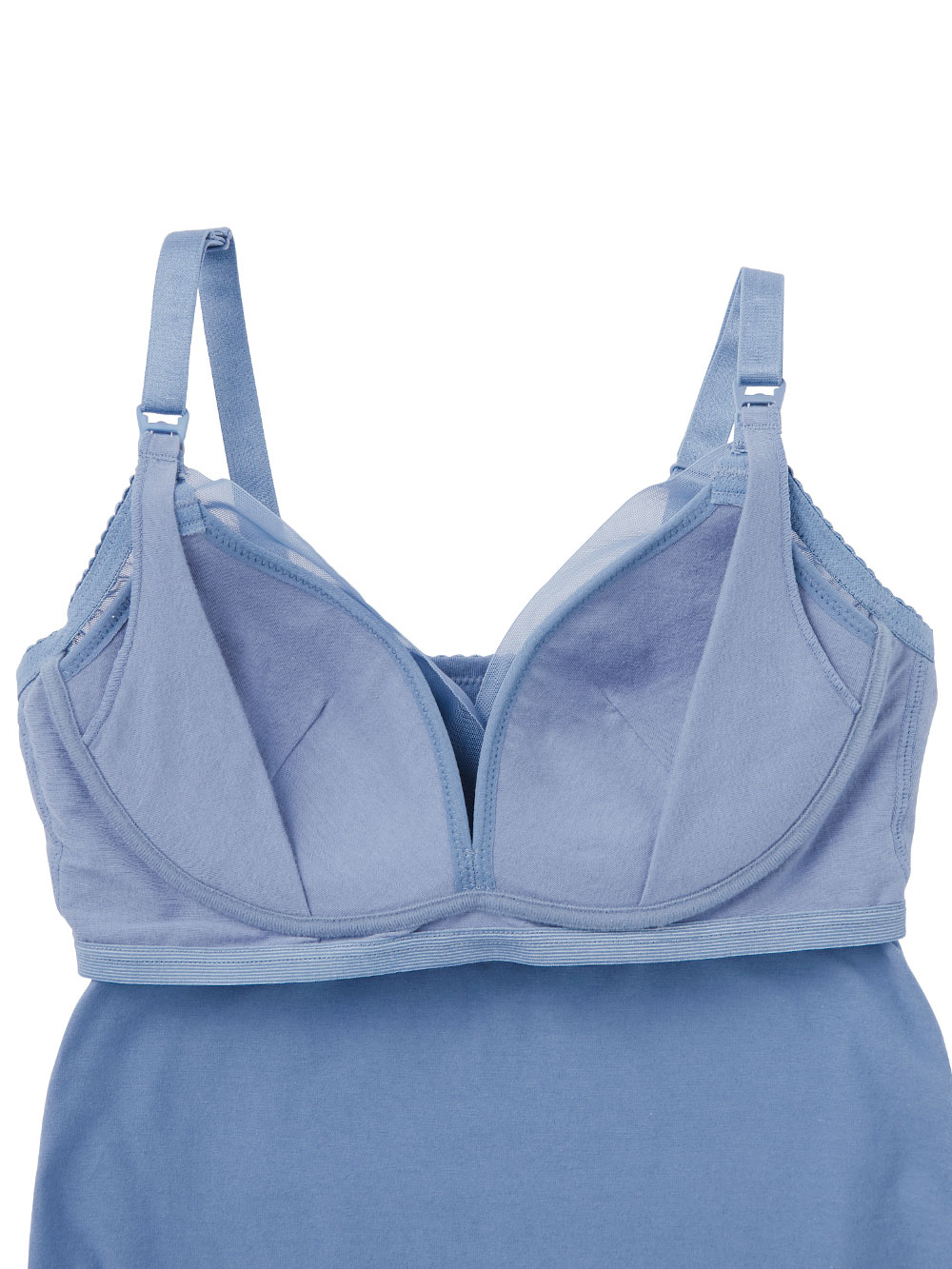 マタニティ 授乳 キャミソール|助産院監修　ママとつくったふんわり授乳ブラキャミ 【垂れ防止】フィットグミ入り【出産後も長く使える】