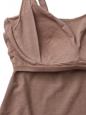 マタニティ 授乳 キャミソール|助産院監修　ママとつくったふんわり授乳ブラキャミ 【垂れ防止】フィットグミ入り【出産後も長く使える】