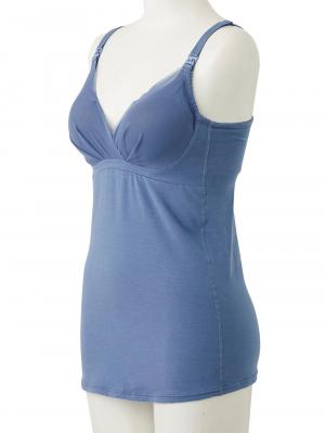 マタニティ 授乳 キャミソール|助産院監修　ママとつくったふんわり授乳ブラキャミ 【垂れ防止】フィットグミ入り【出産後も長く使える】