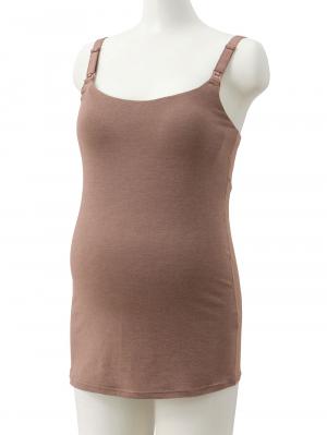 マタニティ 授乳 キャミソール|助産院監修　ママとつくったふんわり授乳ブラキャミ 【垂れ防止】フィットグミ入り【出産後も長く使える】