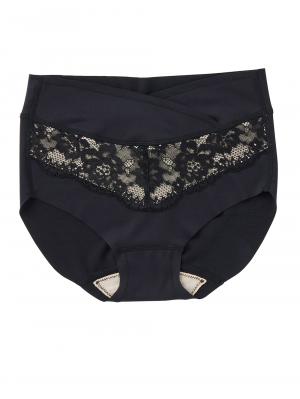 マタニティ ショーツ|助産院監修 24時間快適 産前産後長く使えるマタニティショーツ|ブラック