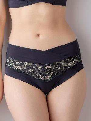 マタニティ ショーツ|助産院監修 24時間快適 産前産後長く使えるマタニティショーツ|ブラック