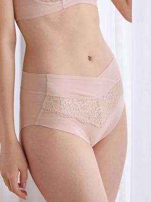 マタニティ ショーツ|助産院監修 24時間快適 産前産後長く使えるマタニティショーツ|スモーキーピンク