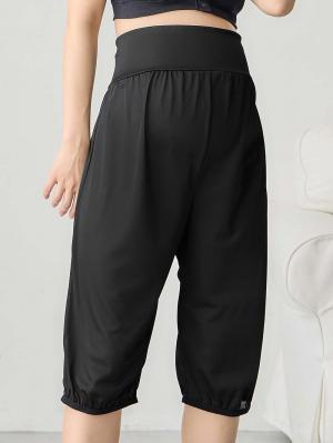 マタニティ 授乳 キャミソール|産前産後使えるペチコート　選べるペチパンツ・ペチスカート|ブラック（ペチパンツ）