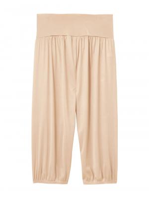 マタニティ 授乳 キャミソール|産前産後使えるペチコート　選べるペチパンツ・ペチスカート|ベージュ（ペチパンツ）