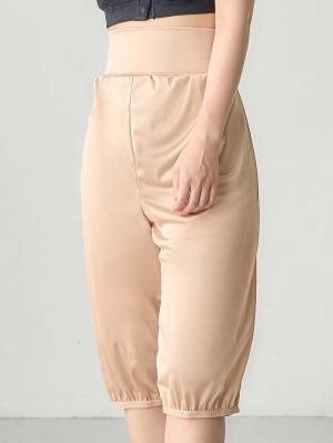 マタニティ 授乳 キャミソール|産前産後使えるペチコート　選べるペチパンツ・ペチスカート|ベージュ（ペチパンツ）
