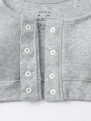 授乳ブラ・マタニティブラ（マタニティインナー・産後用品）|犬印本舗 綿100％の肌にやさしいハーフトップ ｜ マタニティ・授乳ブラ