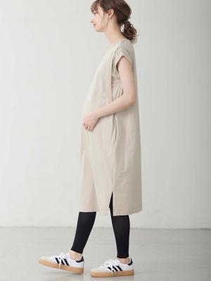 マタニティレッグウェア|犬印本舗 らくらくフィットすっきりレギンス|ブラック