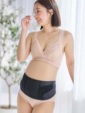 妊婦帯・腹帯・産前ガードル|犬印本舗 お腹と腰を支えるベルト妊婦帯|ブラック