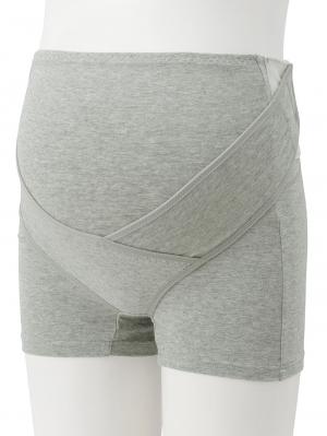 妊婦帯・腹帯・産前ガードル|犬印本舗 肌にやさしいお腹を支えるパンツ妊婦帯（オーガニック）|グレー杢