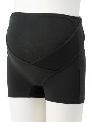 妊婦帯・腹帯・産前ガードル|犬印本舗 肌にやさしいお腹を支えるパンツ妊婦帯（オーガニック）|ブラック