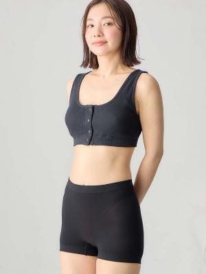 産後 ガードル インナー|犬印本舗 骨盤サポートショーツ|ブラック