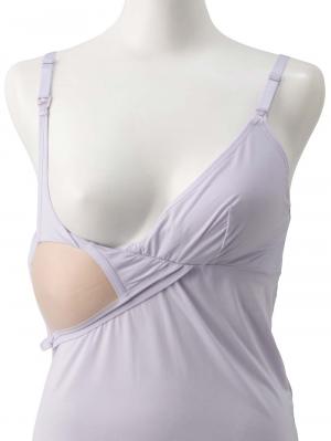 マタニティ 授乳 キャミソール|犬印本舗 着るだけひんやり授乳キャミソール【出産後も長く使える】接触冷感
