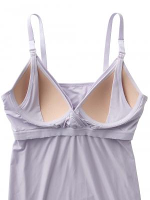 マタニティ 授乳 キャミソール|犬印本舗 着るだけひんやり授乳キャミソール【出産後も長く使える】接触冷感