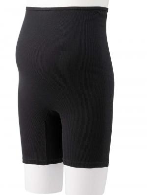 マタニティ ショーツ|犬印本舗　オーガニック産前産後ショーツ（3分丈・5分丈）|ブラック（3分丈）