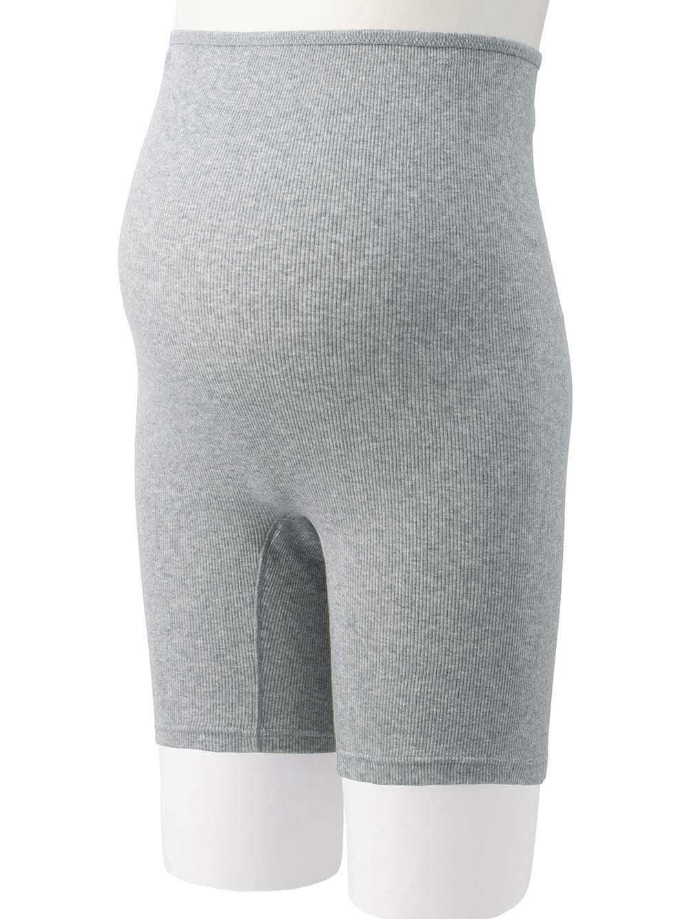 マタニティ ショーツ|犬印本舗　オーガニック産前産後ショーツ（3分丈・5分丈）|グレー（3分丈）