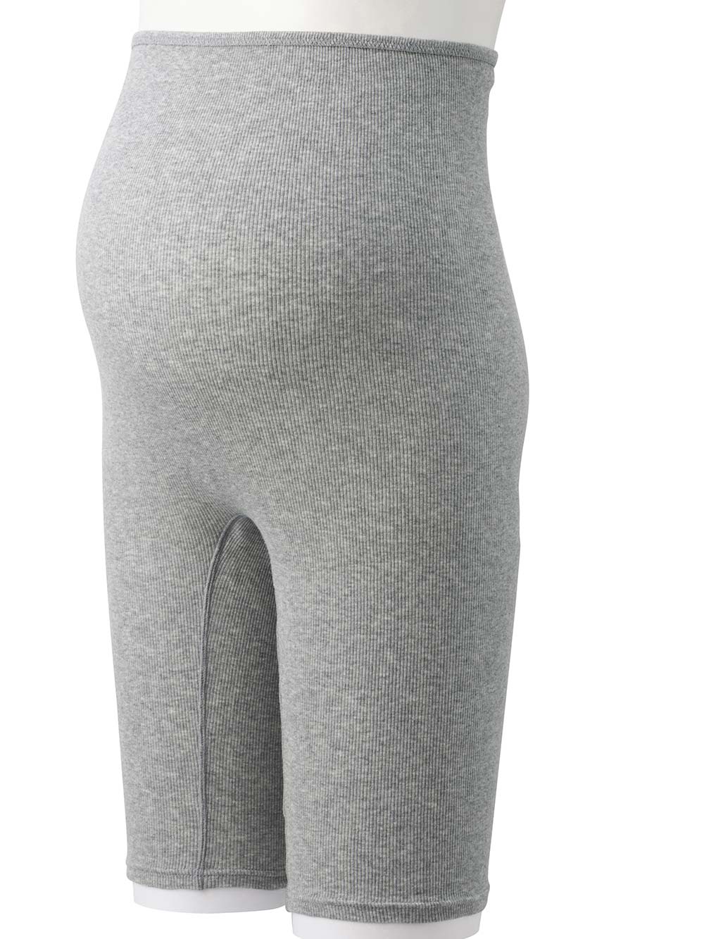 マタニティ ショーツ|犬印本舗　オーガニック産前産後ショーツ（3分丈・5分丈）|グレー（5分丈）