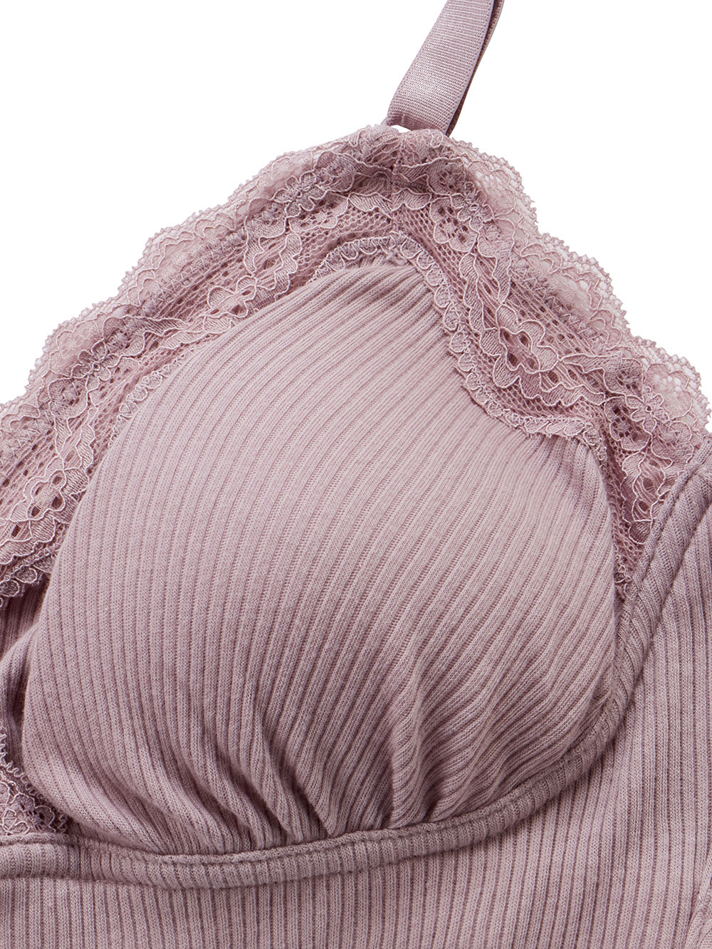 授乳ブラ・マタニティブラ（マタニティインナー・産後用品）|Rosemadame（ローズマダム） 綿リブレース　マタニティ・授乳ブラ