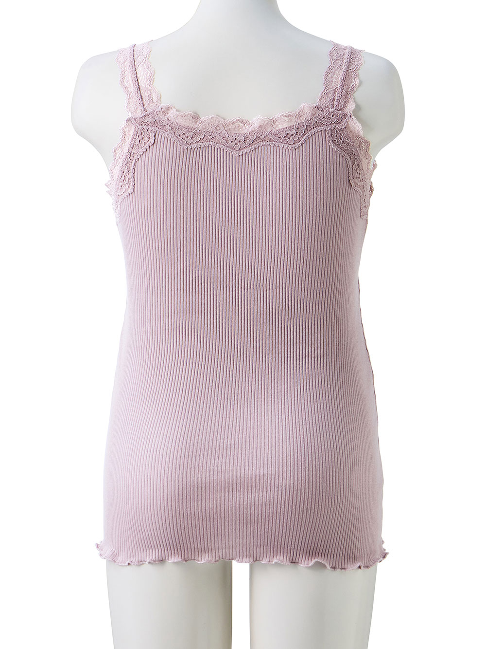 マタニティ 授乳 キャミソール|Rosemadame（ローズマダム） 綿リブレース　マタニティ・授乳タンクトップ