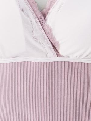 マタニティ 授乳 キャミソール|Rosemadame（ローズマダム） 綿リブレース　マタニティ・授乳タンクトップ