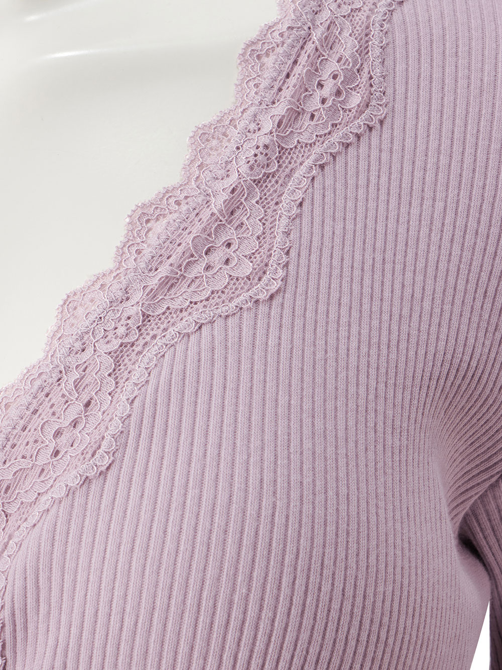 マタニティ 授乳 キャミソール|Rosemadame（ローズマダム） 綿リブレース　カップ付きマタニティ・授乳インナー