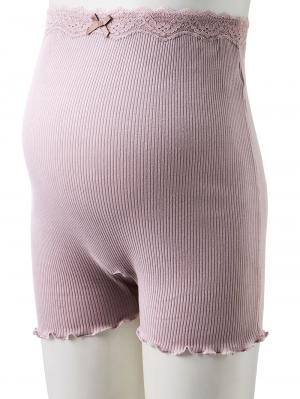 マタニティ ショーツ|Rosemadame(ローズマダム) 綿リブレース マタニティ腹巻パンツ