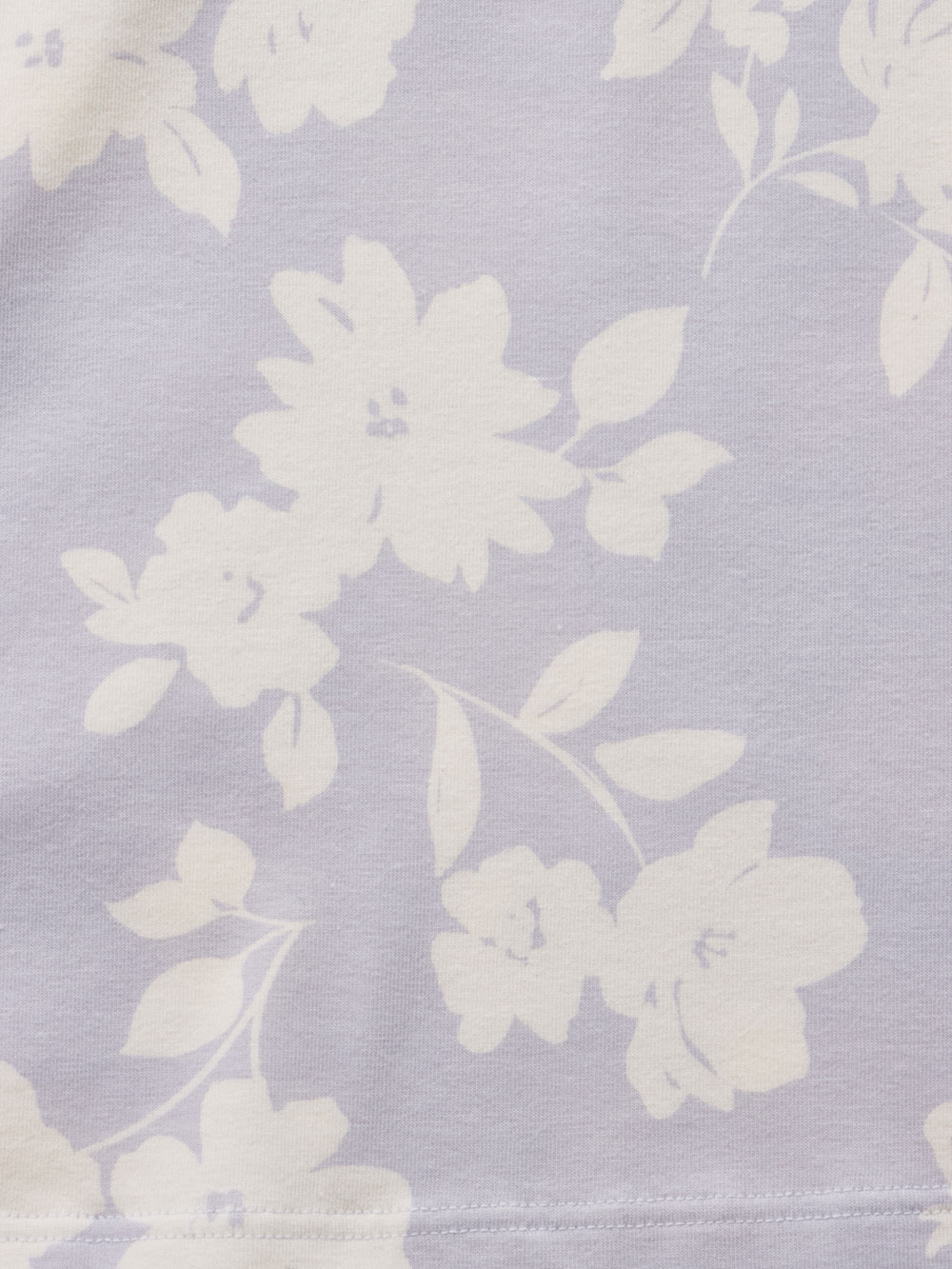 マタニティ ショーツ|Rosemadame(ローズマダム) 綿混花柄 マタニティショーツ|サックス