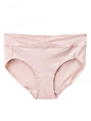 マタニティ ショーツ|犬印本舗×くみっきー 産前産後らくちんショーツ【出産後も長く使える】|モーヴピンク