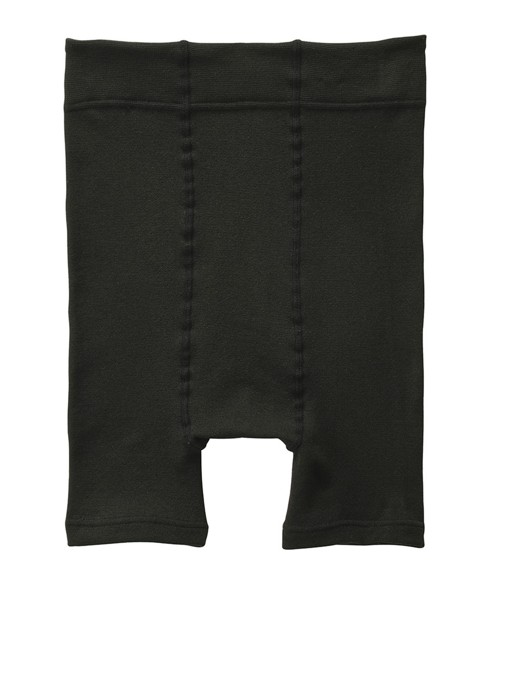 妊婦帯・腹帯・産前ガードル|犬印本舗　丈が選べる裏起毛オーバーパンツ（1分丈・３分丈・５分丈）【出産後も長く使える】|ブラック（1分丈）