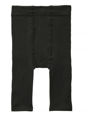 妊婦帯・腹帯・産前ガードル|犬印本舗　丈が選べる裏起毛オーバーパンツ（1分丈・３分丈・５分丈）【出産後も長く使える】|ブラック（5分丈）