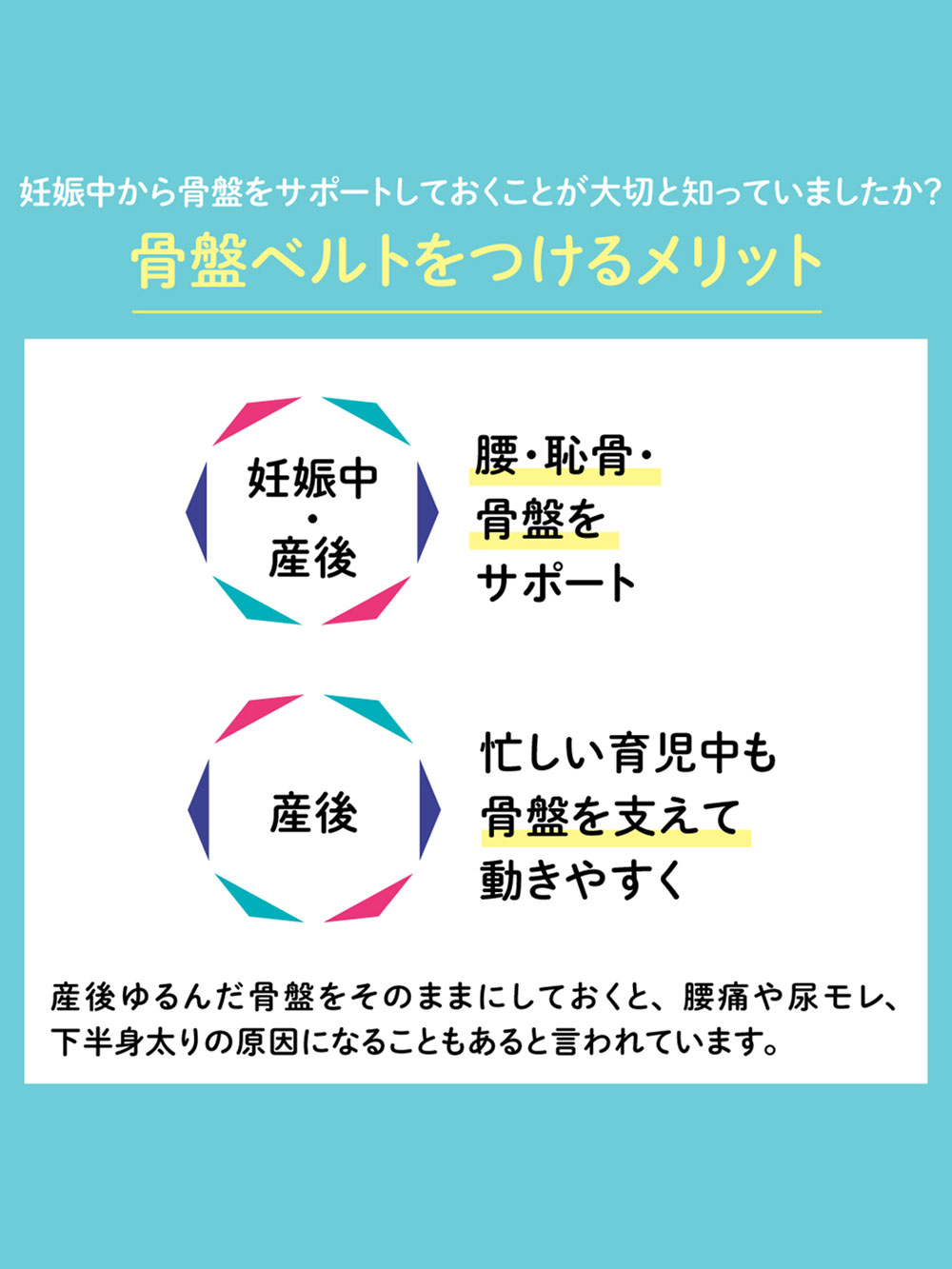 産後 ガードル インナー|ピジョン　妊娠中から使える骨盤ベルト　履くタイプ
