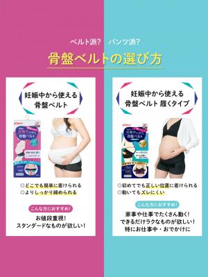 産後 ガードル インナー|ピジョン　妊娠中から使える骨盤ベルト　履くタイプ