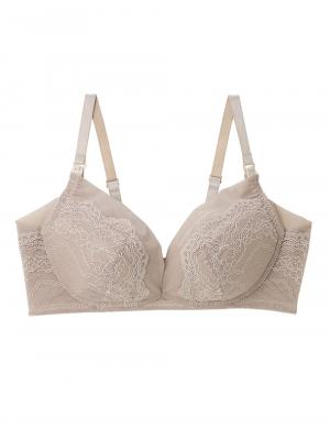 授乳ブラ・マタニティブラ（マタニティインナー・産後用品）|Rosemadame（ローズマダム）レースストラップオープン授乳ブラ|オフベージュ