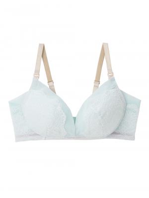 授乳ブラ・マタニティブラ（マタニティインナー・産後用品）|Rosemadame（ローズマダム）レースストラップオープン授乳ブラ|サックス