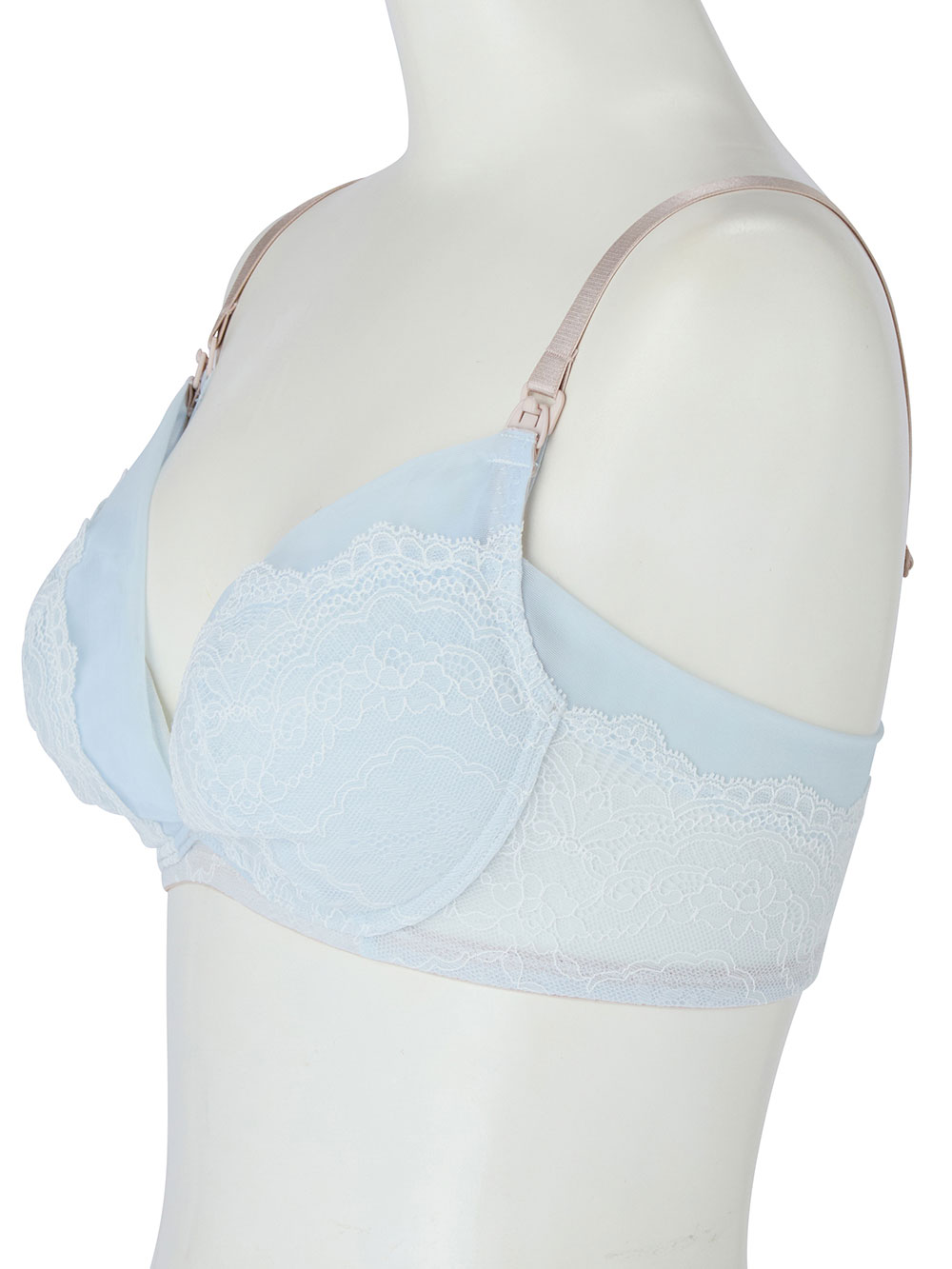 授乳ブラ・マタニティブラ（マタニティインナー・産後用品）|Rosemadame（ローズマダム）レースストラップオープン授乳ブラ