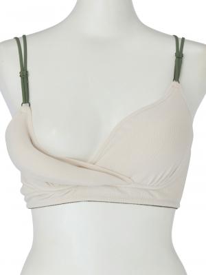 授乳ブラ・マタニティブラ（マタニティインナー・産後用品）|Rosemadame（ローズマダム）ストレッチリブクロス授乳ブラ